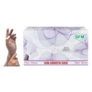 Перчатки SFM  виниловые 50 пар/упк 50 пар/упк, прозрачный, Винил, XL