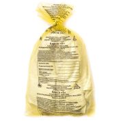 Пакет для утилизации категории Б Полиэтилен, Желтый, 100 шт/упк, 10 л, 330x600мм