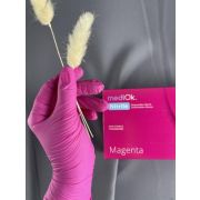Перчатки нитриловые смoтровые mediOk ярко-розовые (Magenta) 50 пар/упк, ярко-розовые, Нитрил, XS