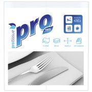 Салфетки бумажные «Protissue» 2-х слойные С233 Белый, 330x330 мм, 100% целлюлоза, 100л/упк