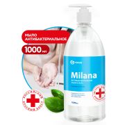 Мыло жидкое «Milana антибактериальное» с дозатором (флакон 1000 мл)