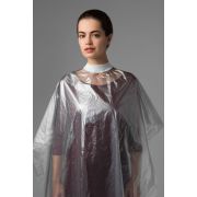 Пеньюар для парикм Стандарт П/э Серебро160х100 см 50 шт/упк