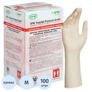 Перчатки Хир.СТЕР.латекс.НЕОП.полим.покрытие R 7.0 (М, средн) (SFM,Германия)