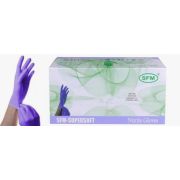 Перчатки SFM  нитриловые фиолетово-голубой, 100 пар/упк, Фиолетово-Голубые, Нитрил, XS