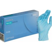 Перчатки нитриловые смoтровые mediOk голубые 50 пар/упк, Голубой, Нитрил, L