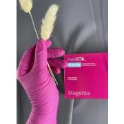Перчатки нитриловые смoтровые mediOk ярко-розовые (Magenta) 50 пар/упк, ярко-розовые, Нитрил, M